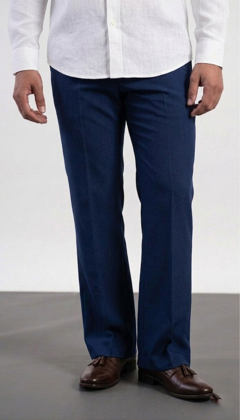 Navy Blue Bootcut Pant