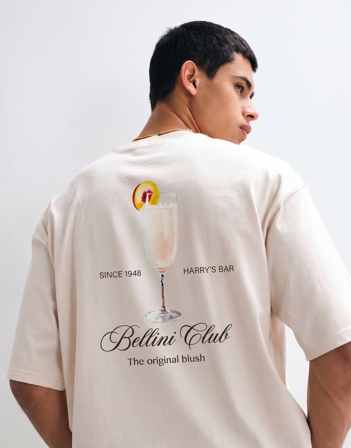 Unisex Cream Oversized T-shirt