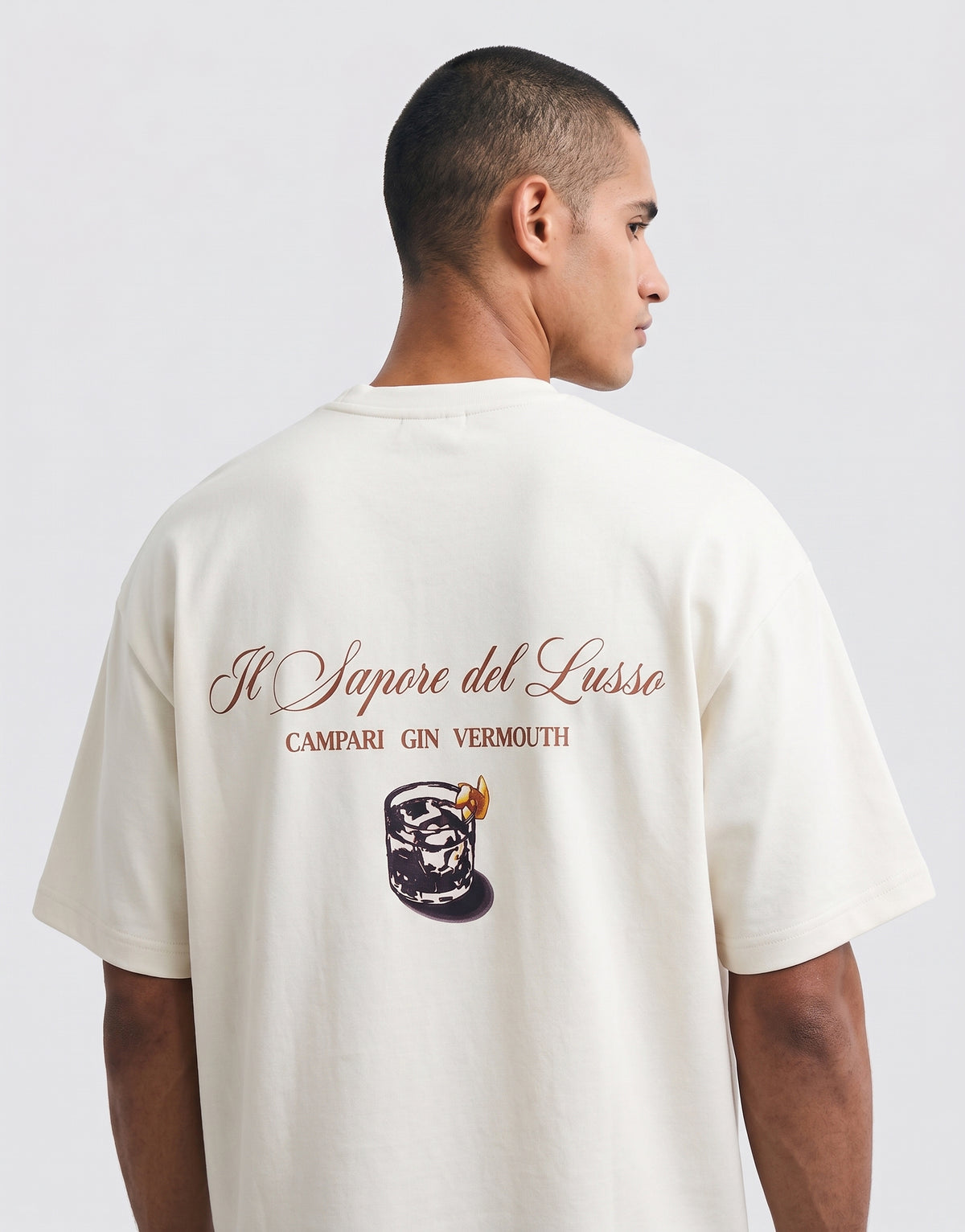Unisex Cream Oversized T-shirt