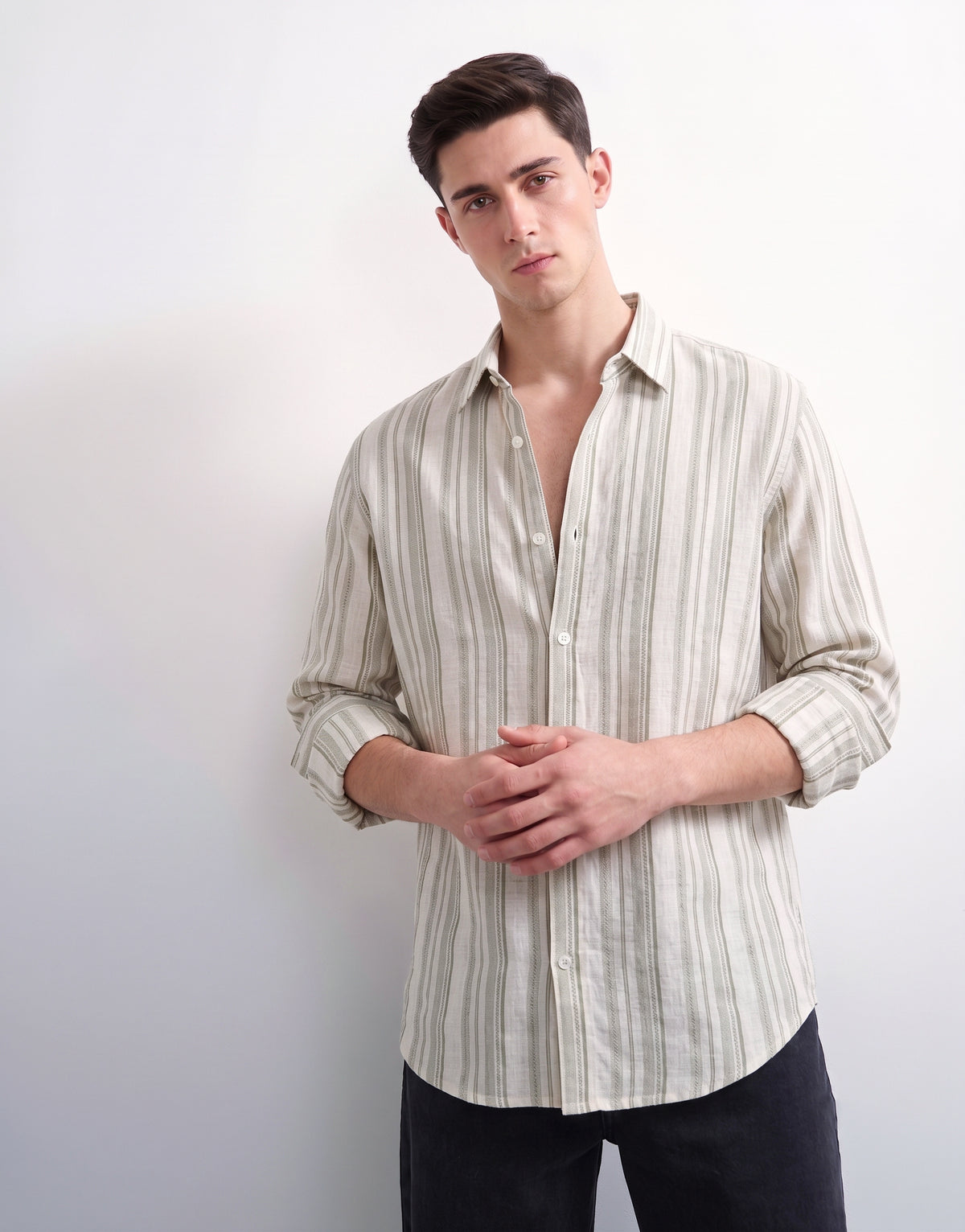 Barn Striped Linen Shirt