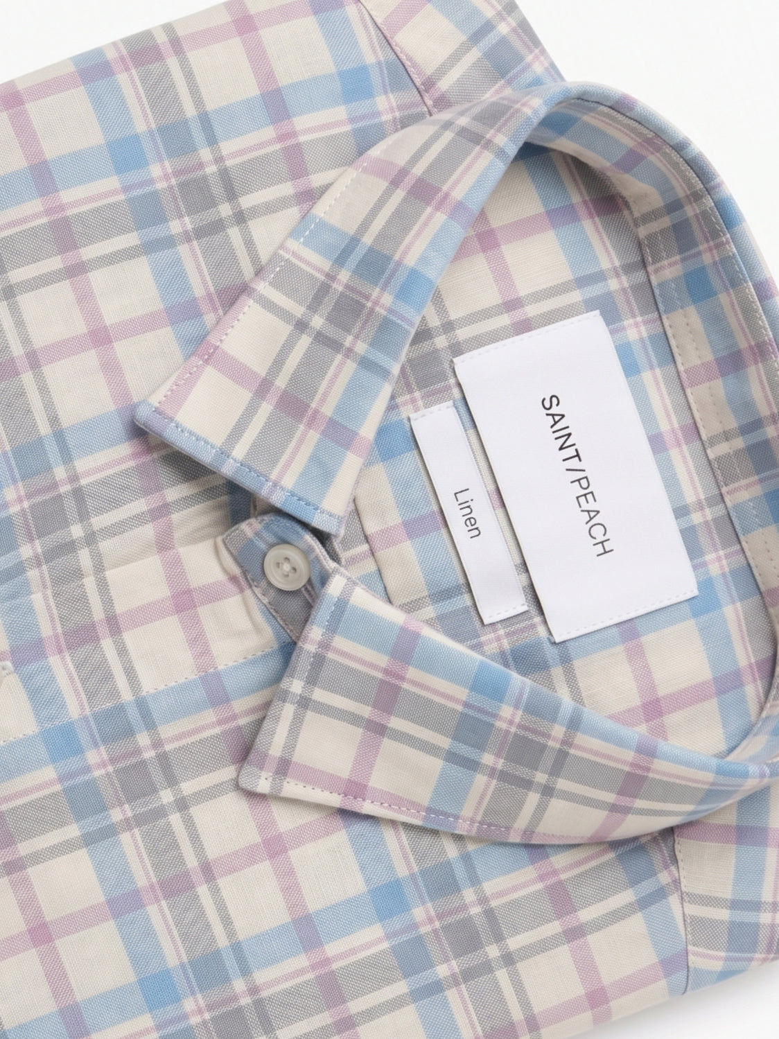 Sapphire Checked Linen Shirt
