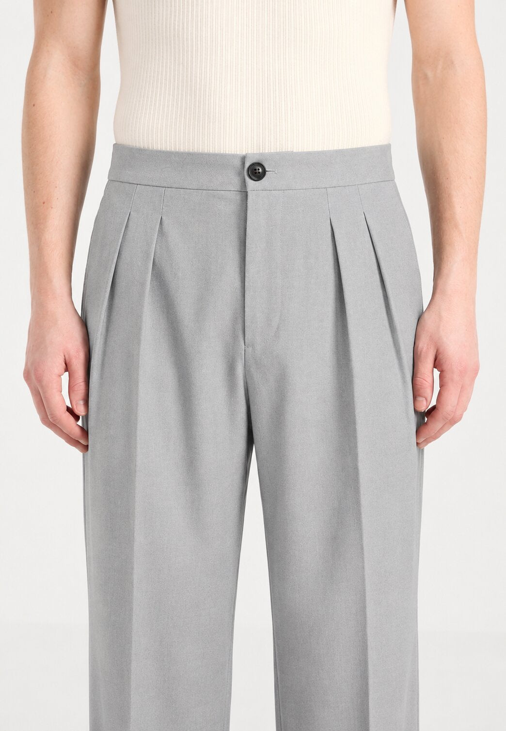 Light Grey Korean Pants