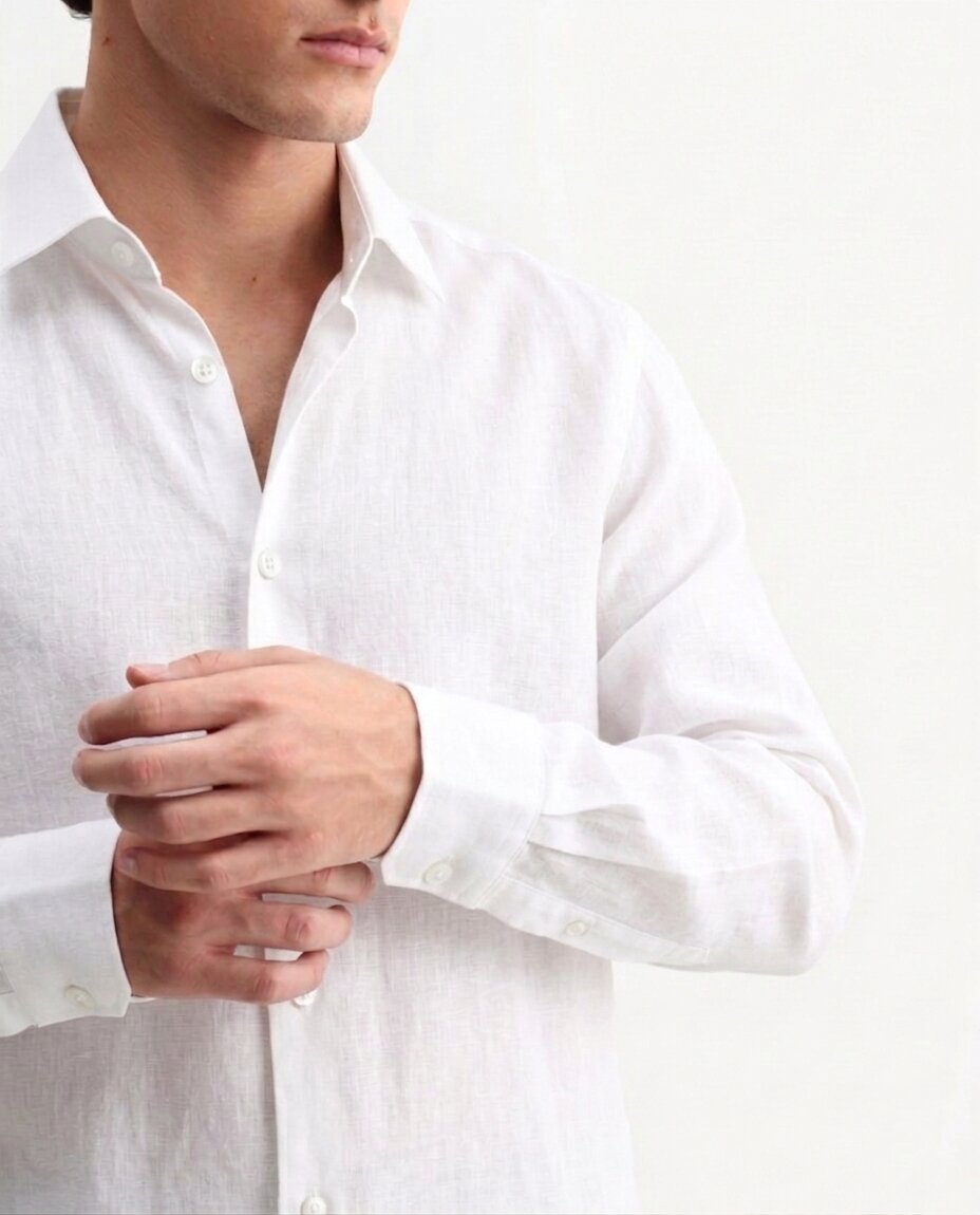 White Linen Shirt