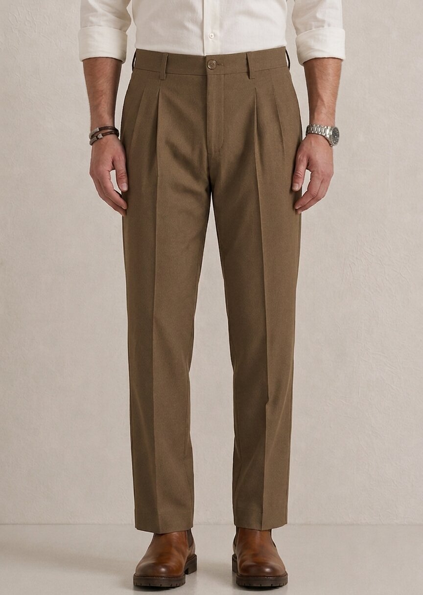 Tan Formal Pants
