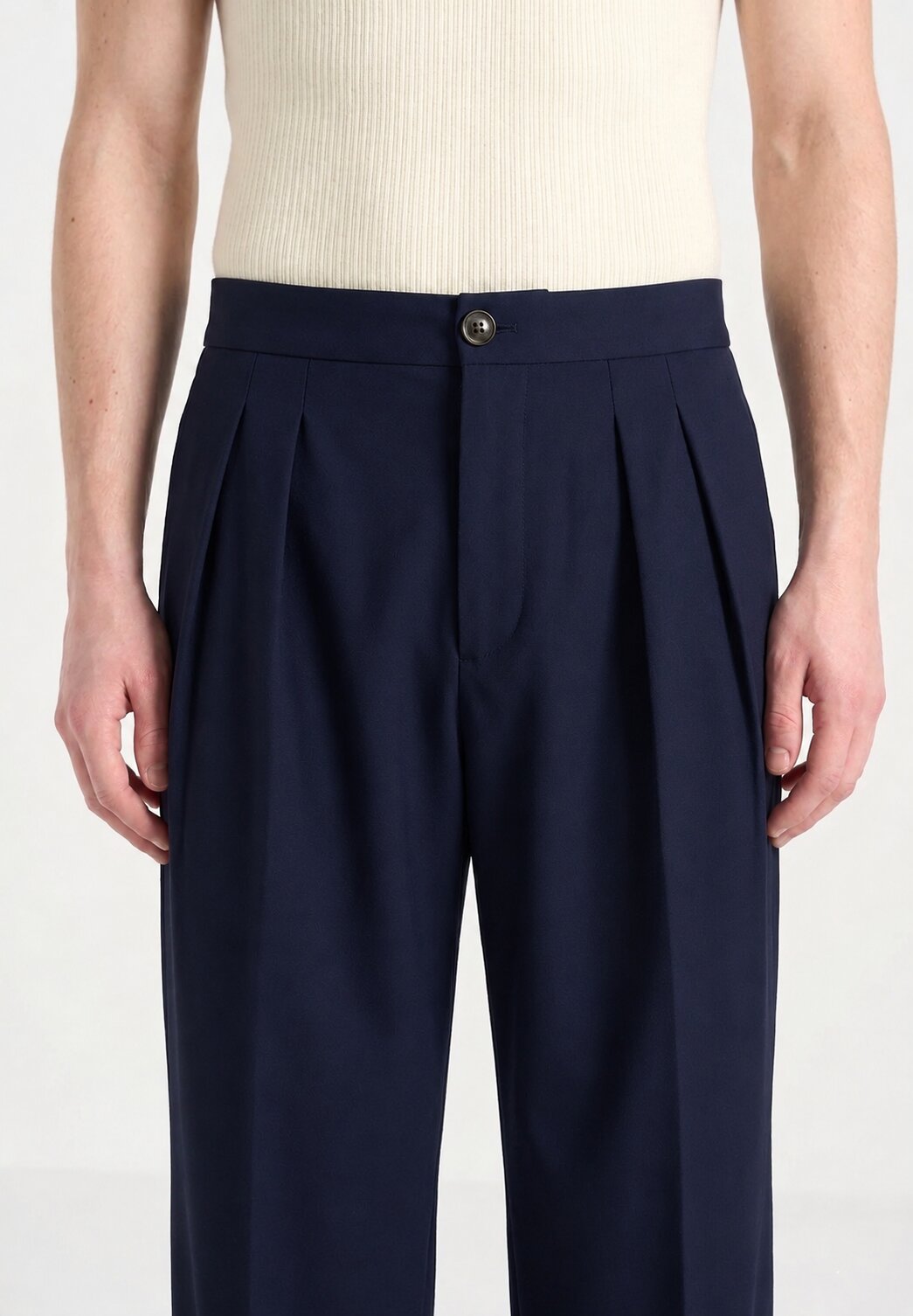 Navy Blue Korean Pants