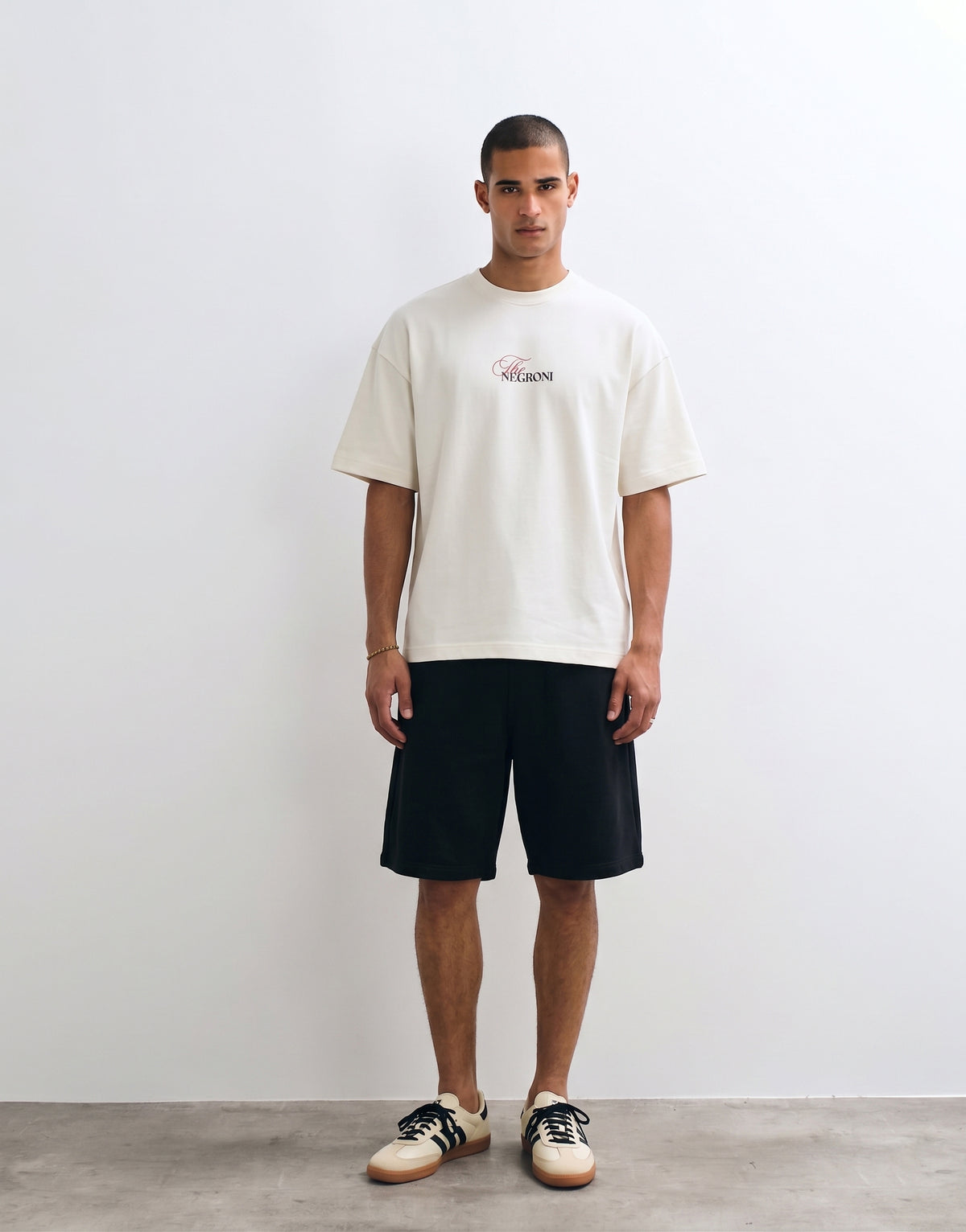 Unisex Cream Oversized T-shirt