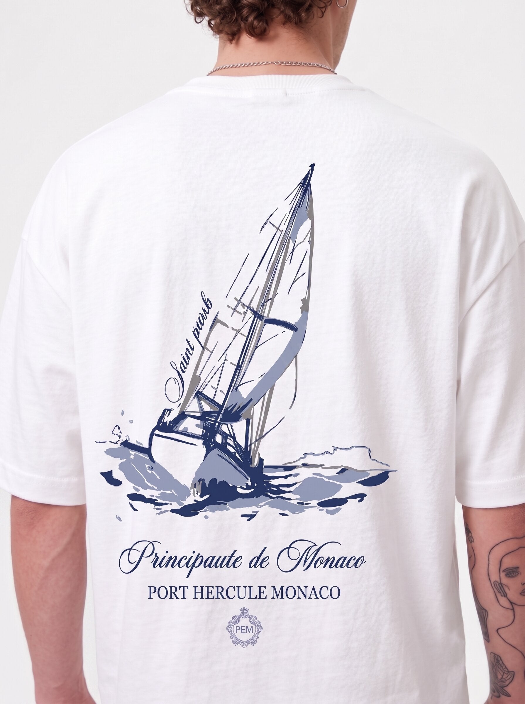 Unisex White Oversized T-shirt
