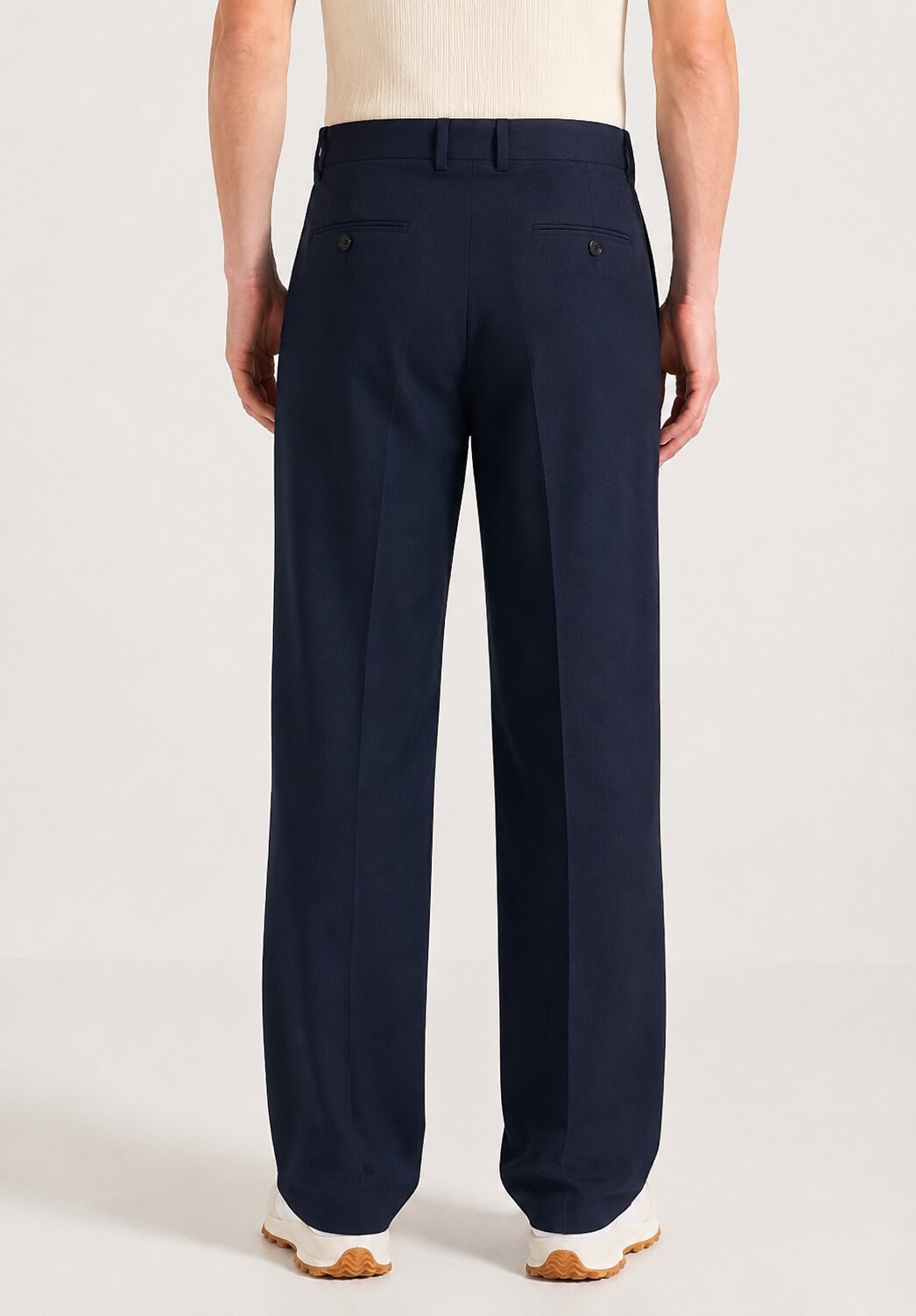Navy Blue Korean Pants