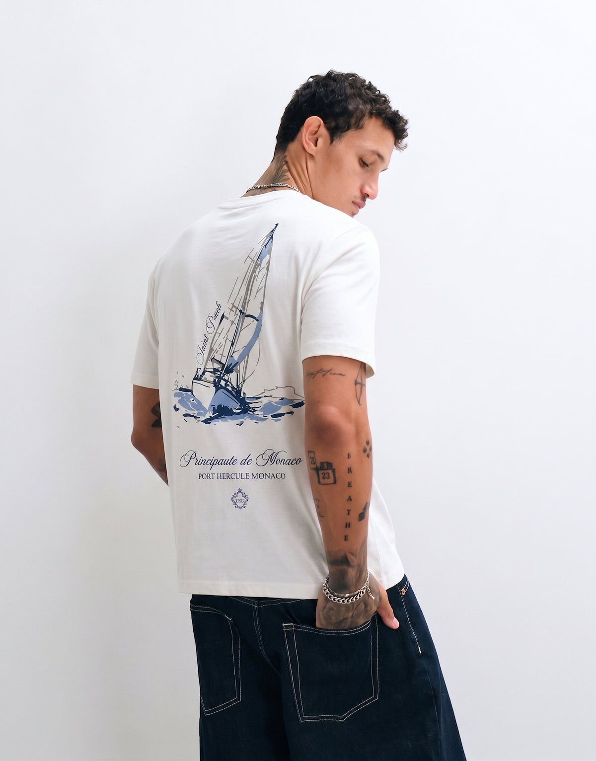 Unisex White Oversized T-shirt