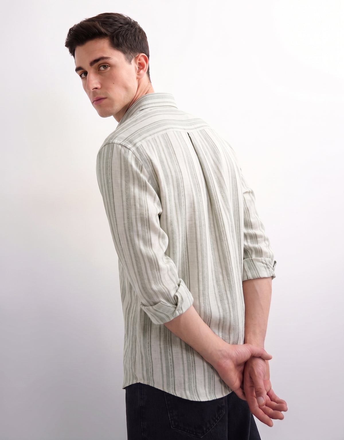 Barn Striped Linen Shirt
