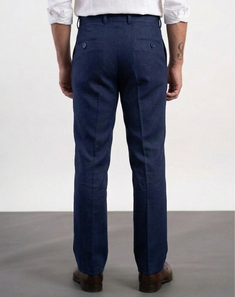 Navy Blue Bootcut Pant