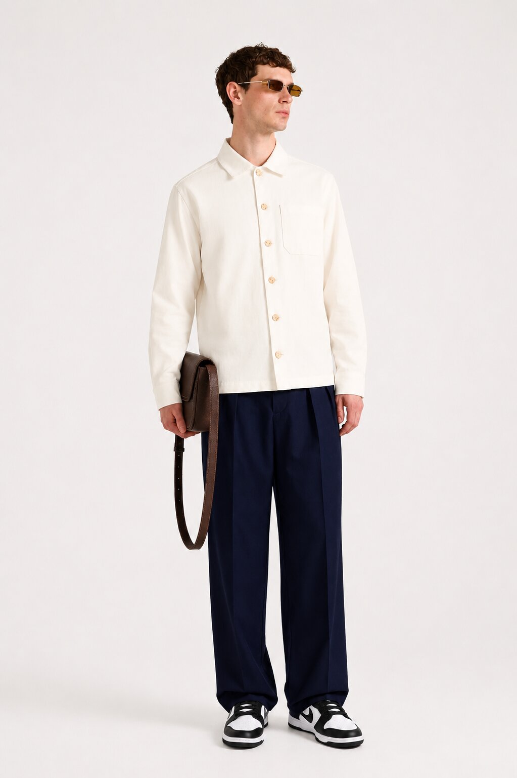 Navy Blue Korean Pants