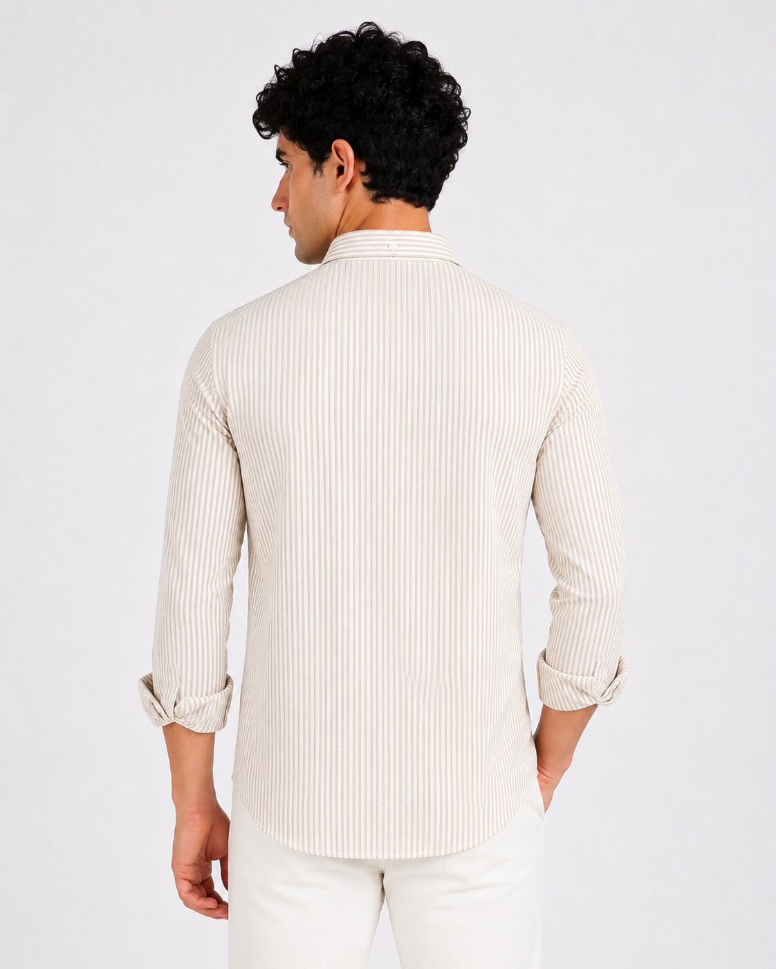 Sand Striped Linen Shirts