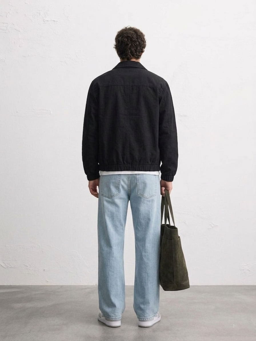 Blue Straight Fit Denim