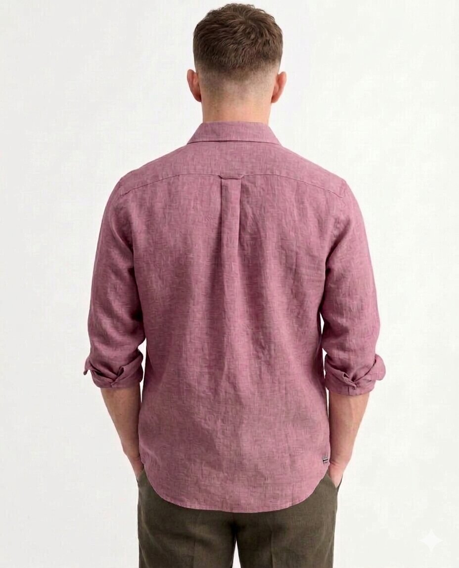 Muted Rose Linen Shirt
