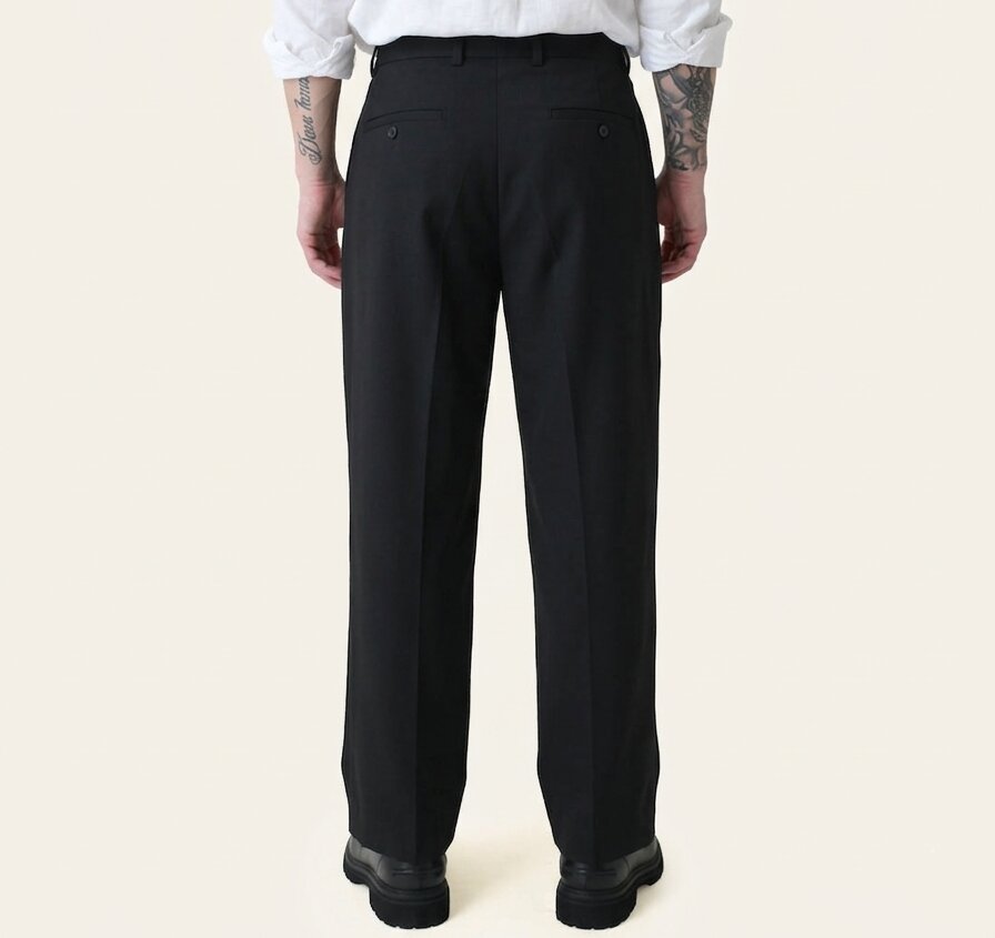 Black Japanese Korean Pants