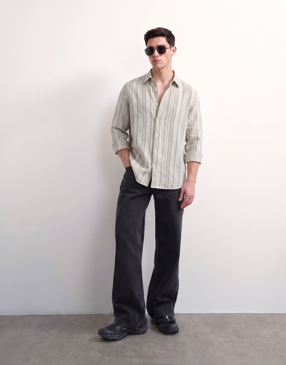 Barn Striped Linen Shirt