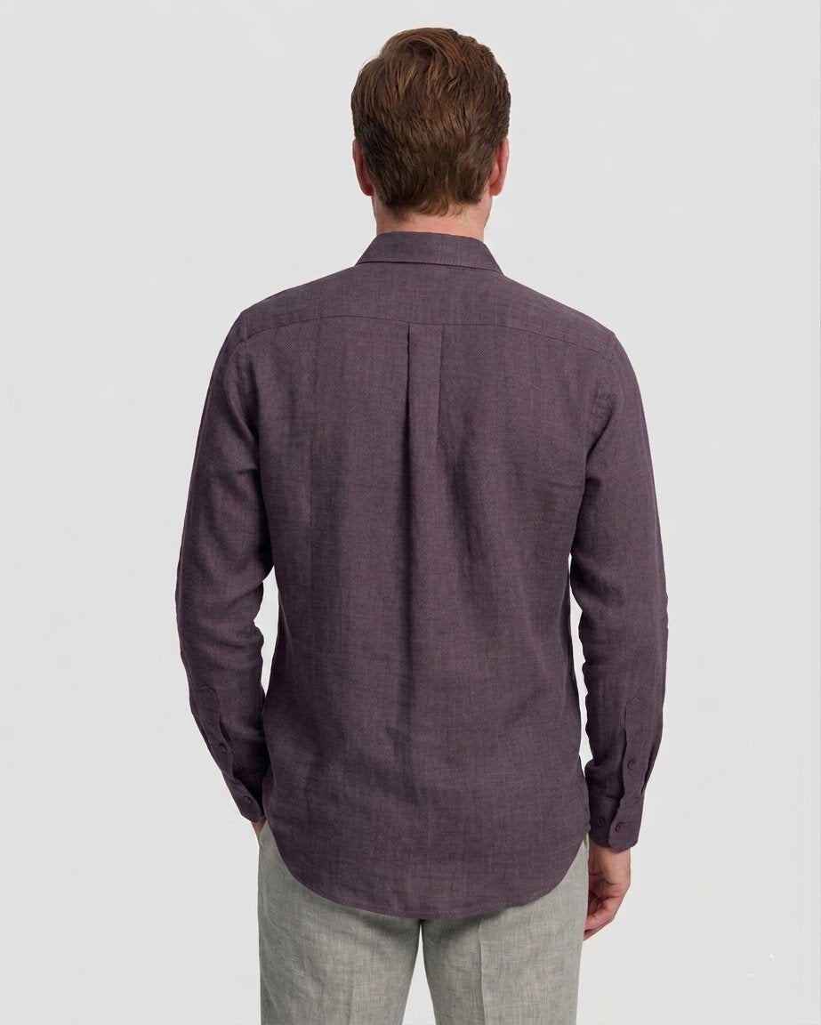 Purple linen Shirt