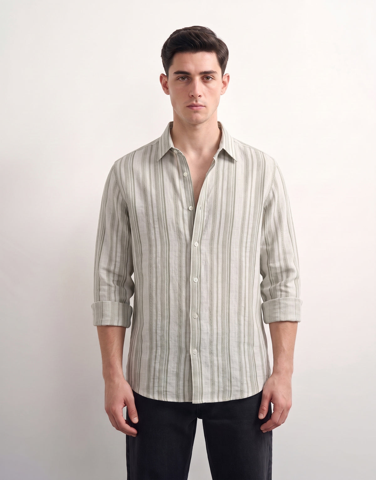 Barn Striped Linen Shirt