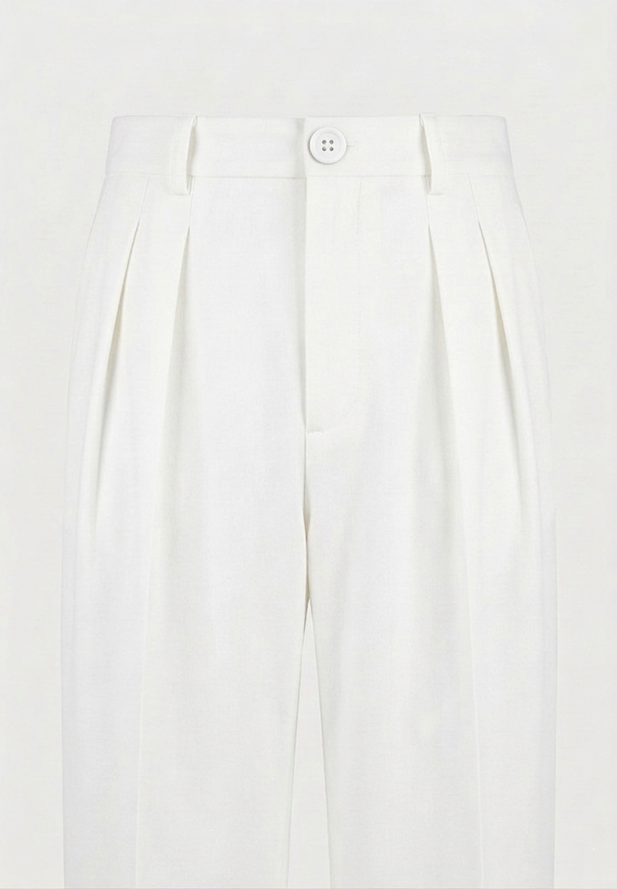 White Korean Pant