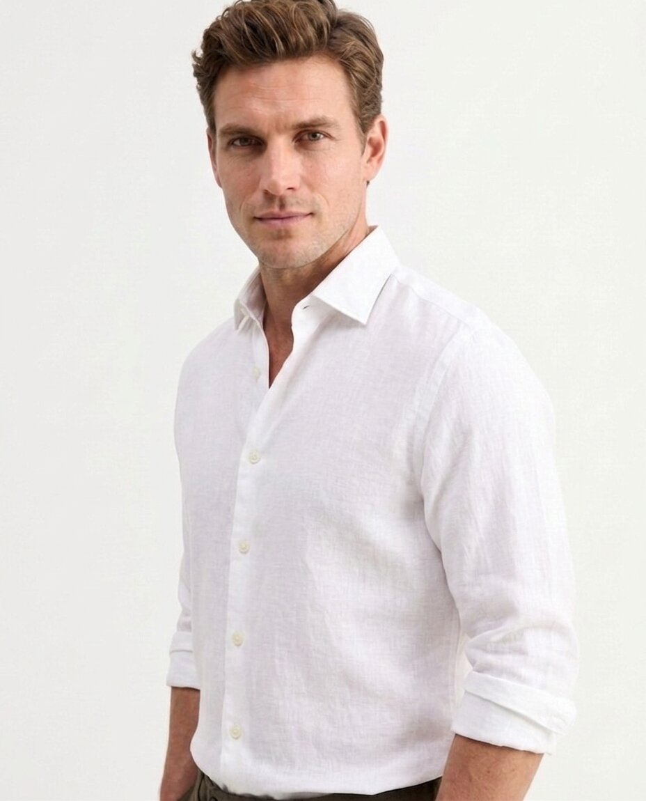 White Linen Shirt