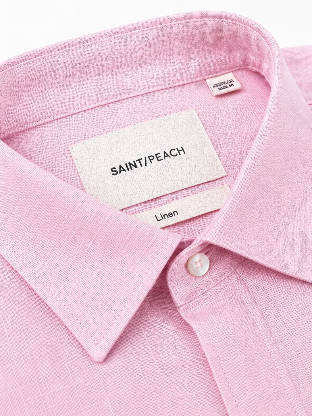 Mauve Pink Linen Shirt