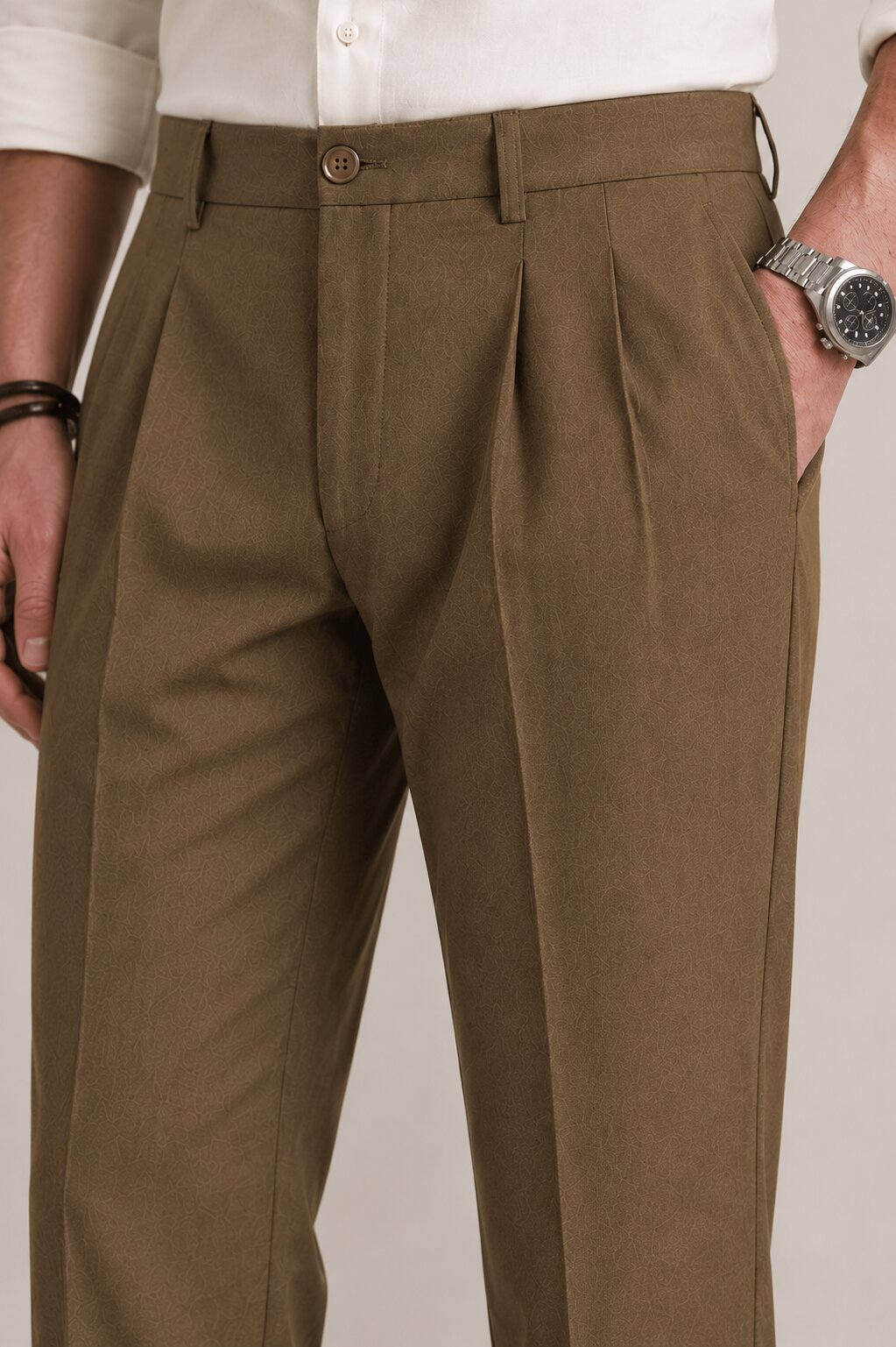 Tan Formal Pants