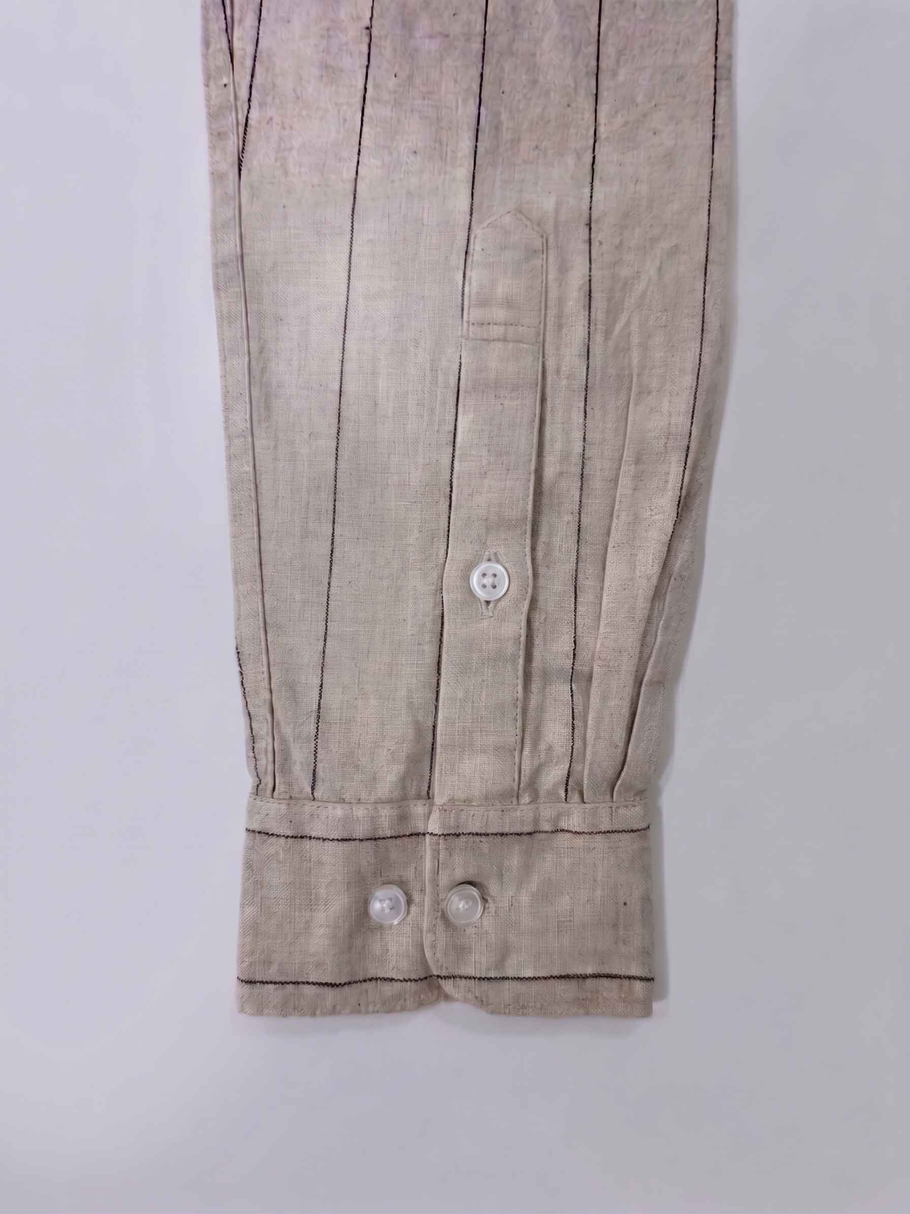 Griege Striped Linen Shirt