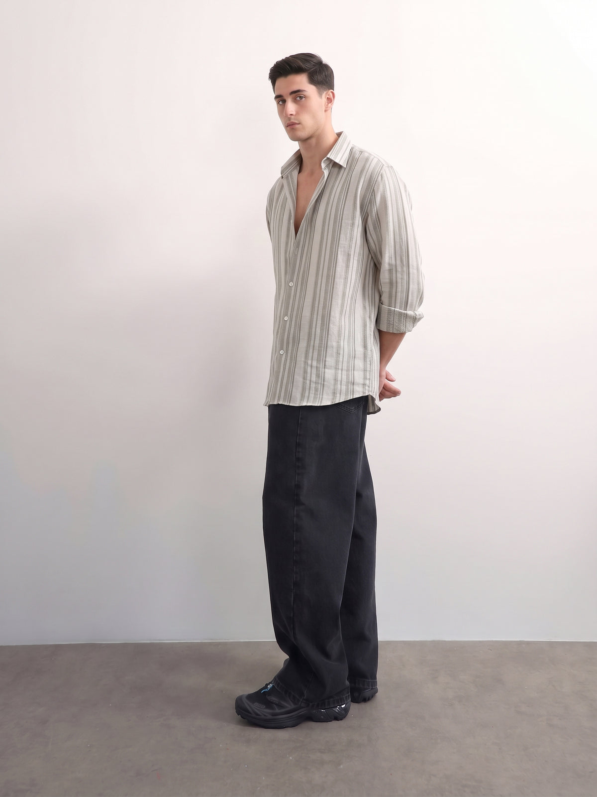 Barn Striped Linen Shirt