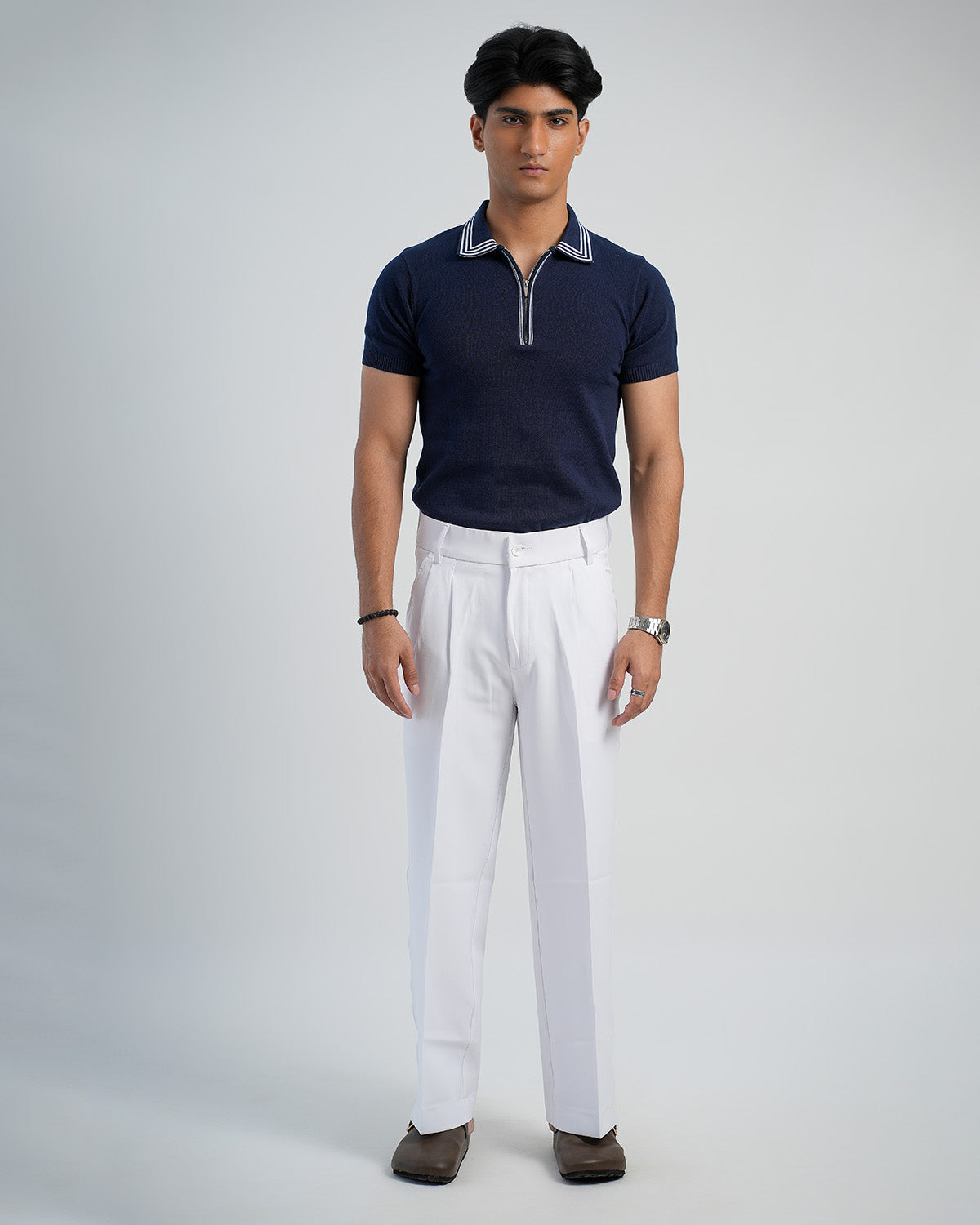 White Korean Pant