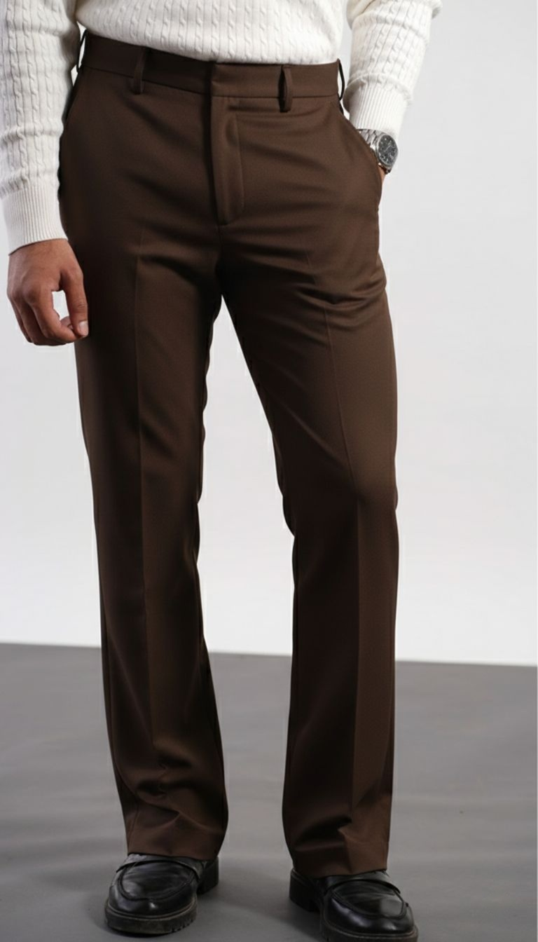 Coffee Bootcut Pant