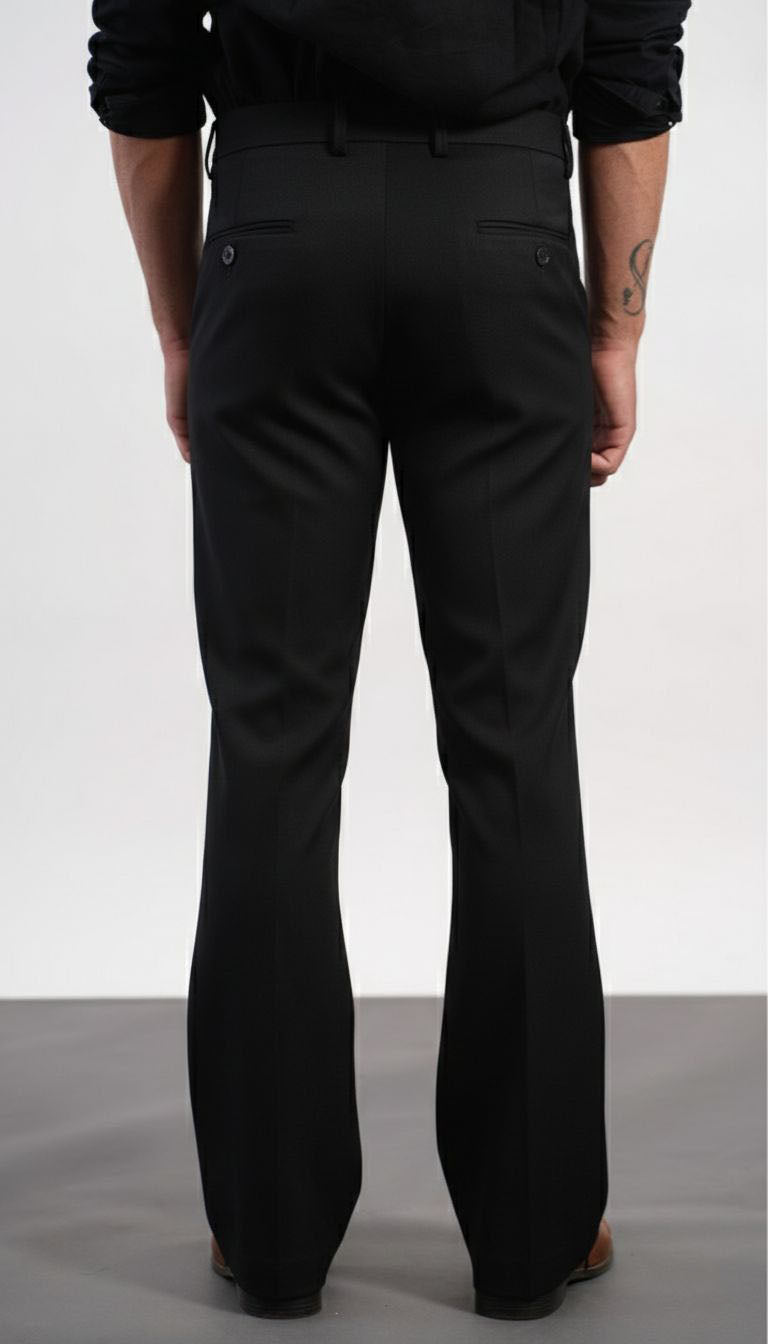 BLACK BOOTCUT PANT