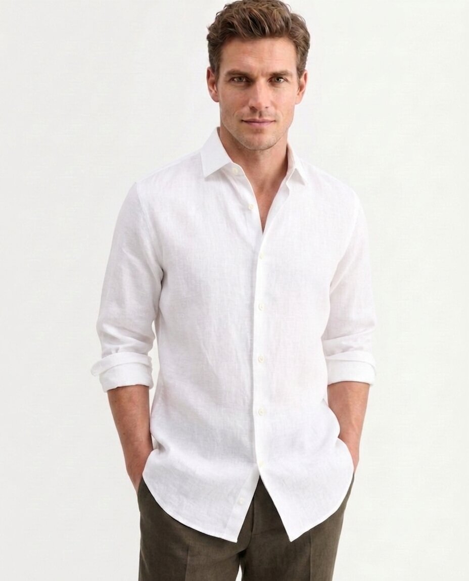 White Linen Shirt