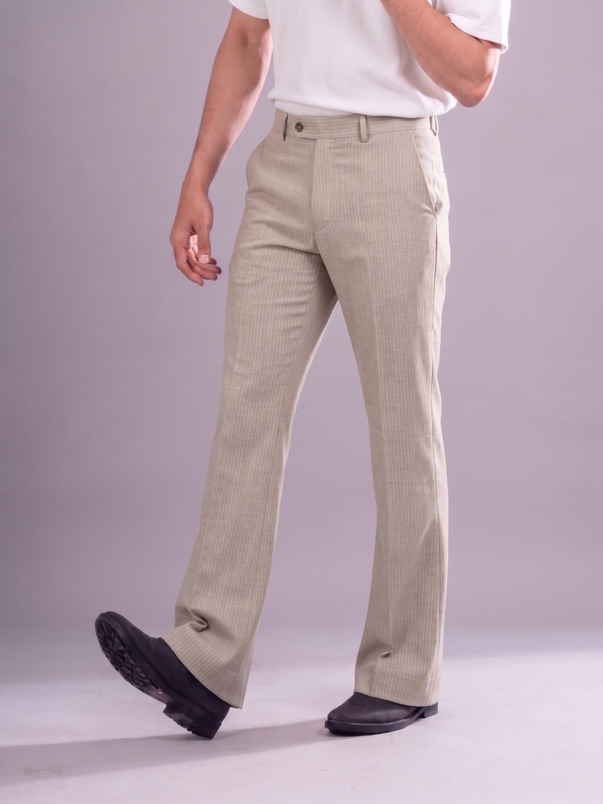 Desert Striped Bootcut Pant