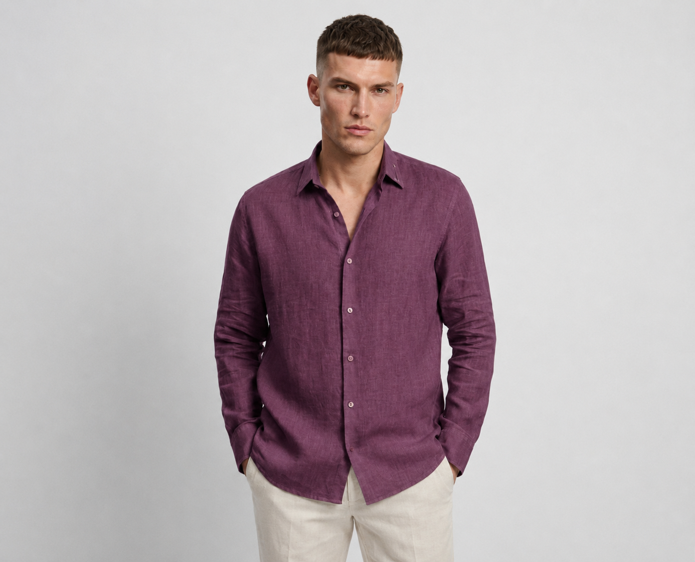 Dark Onion Linen Shirt