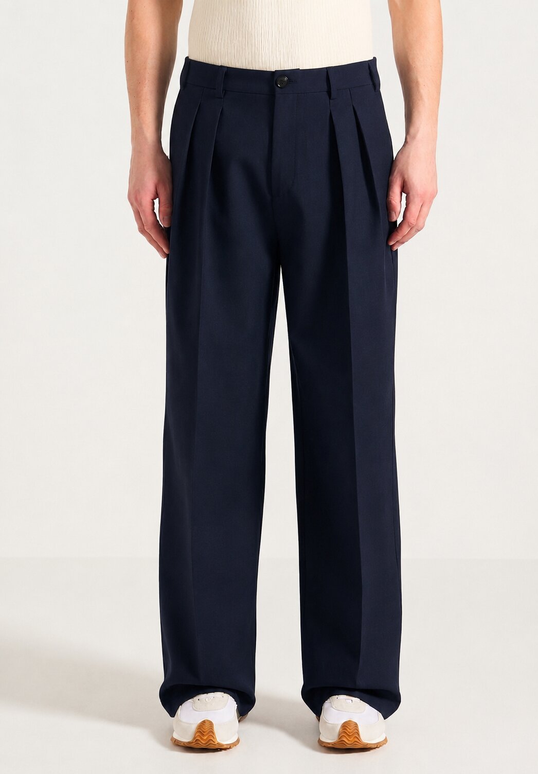 Navy Blue Korean Pants