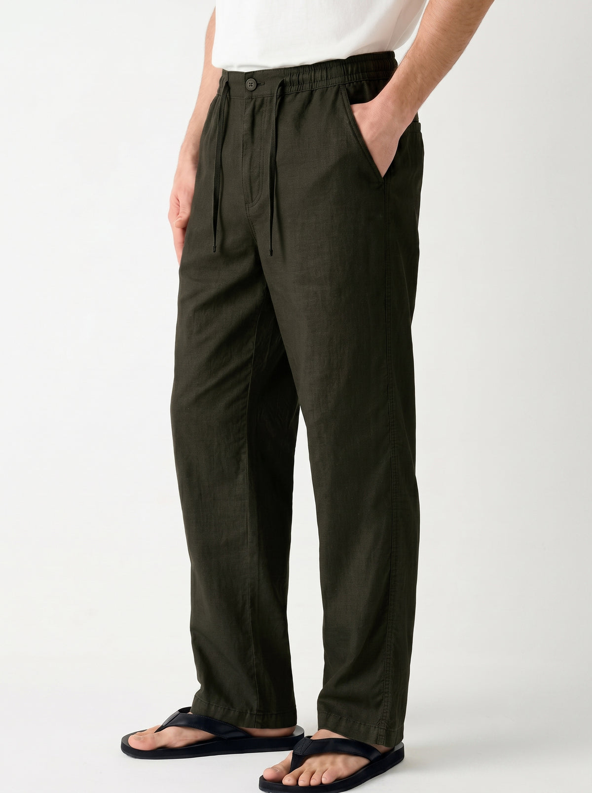 Forest Cotton Linen Pant