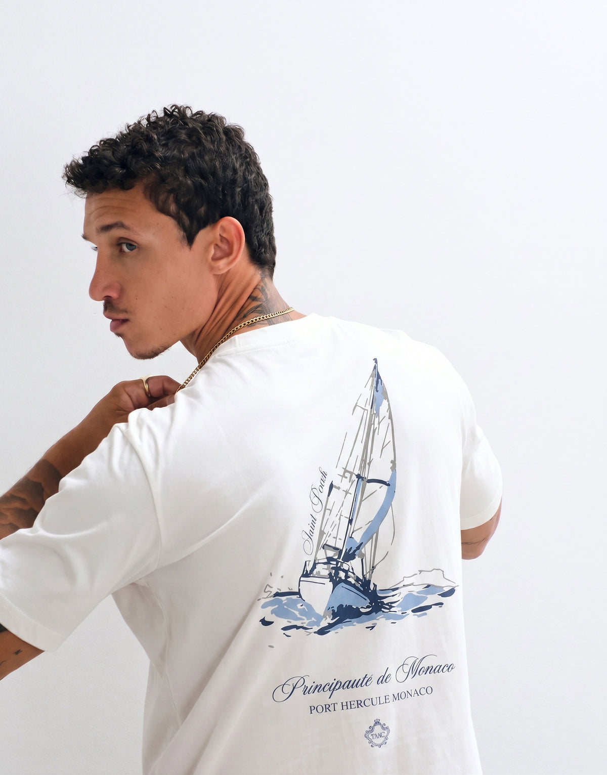 Unisex White Oversized T-shirt
