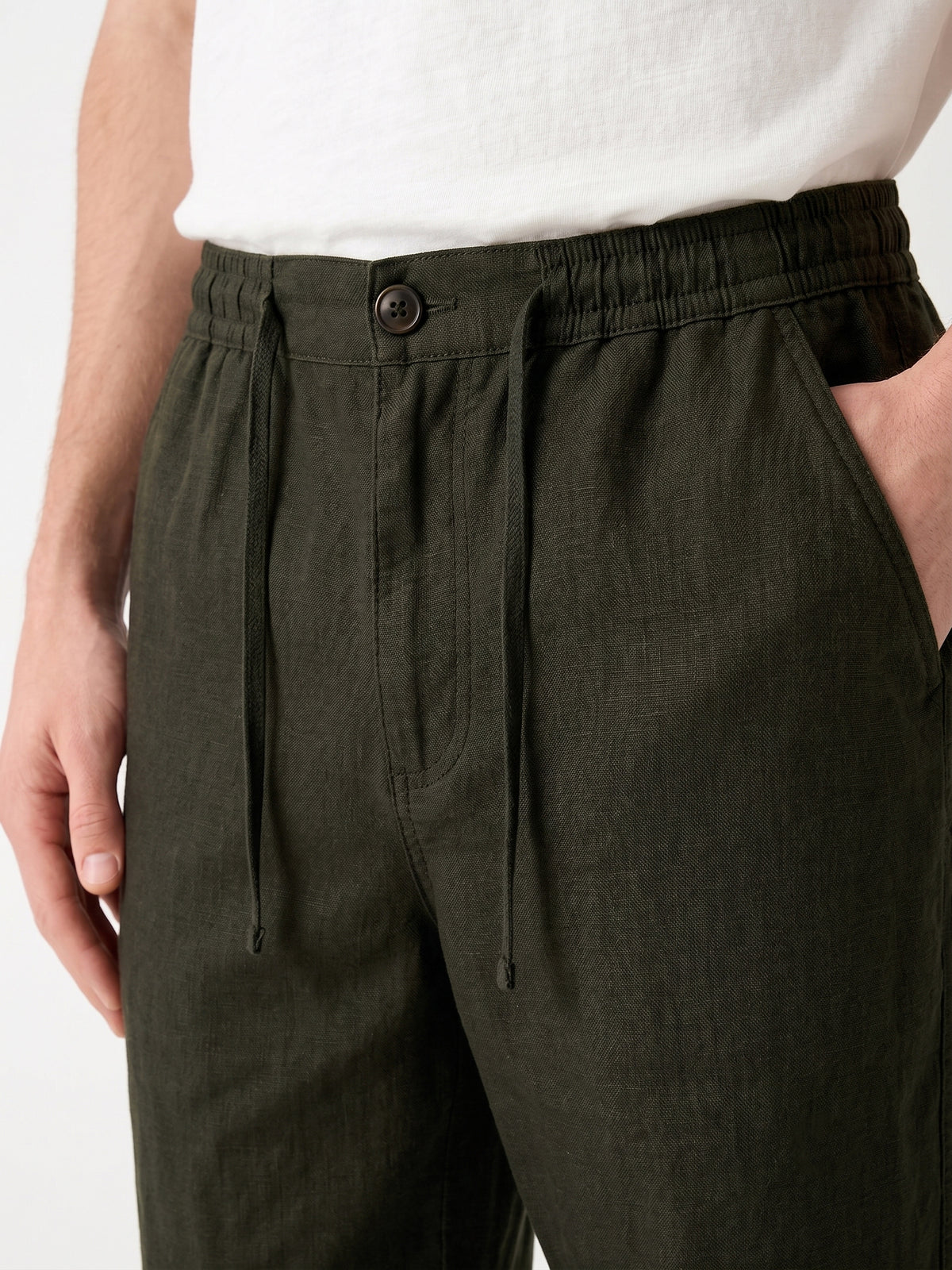Forest Cotton Linen Pant
