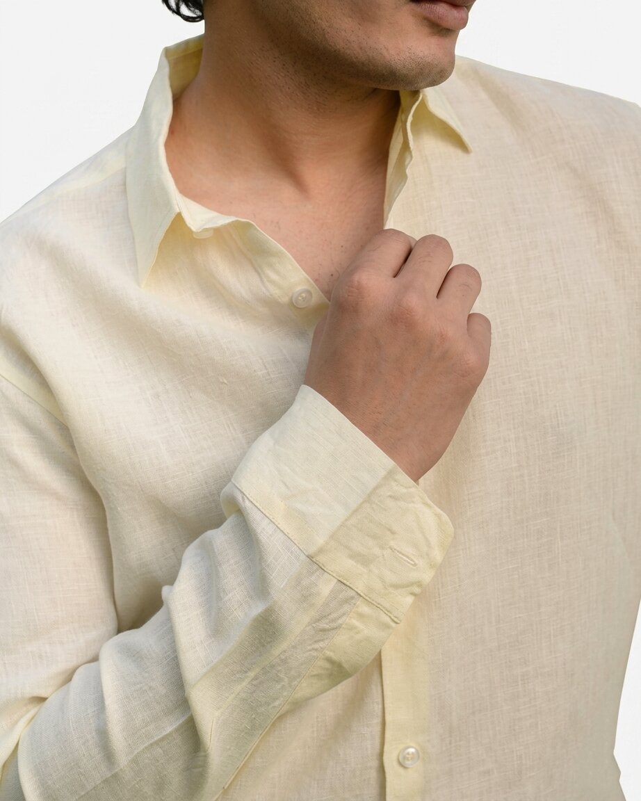 Yellow Linen Shirt