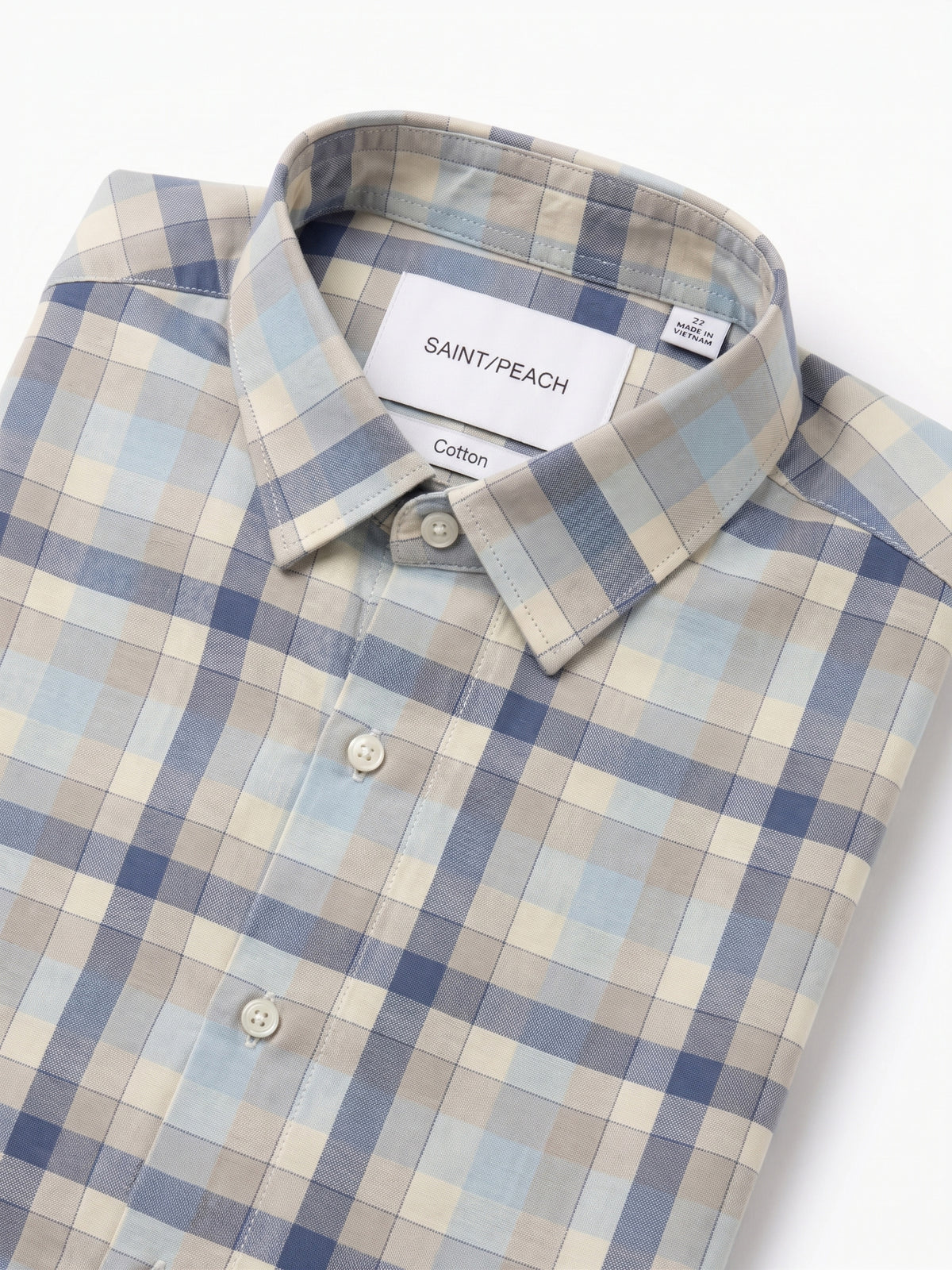 Navy Blue Striped Linen Shirt