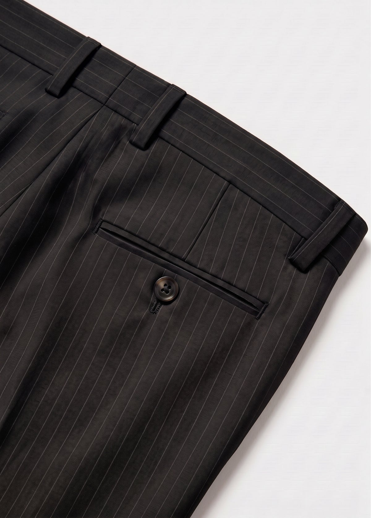 Black Striped Bootcut Pant