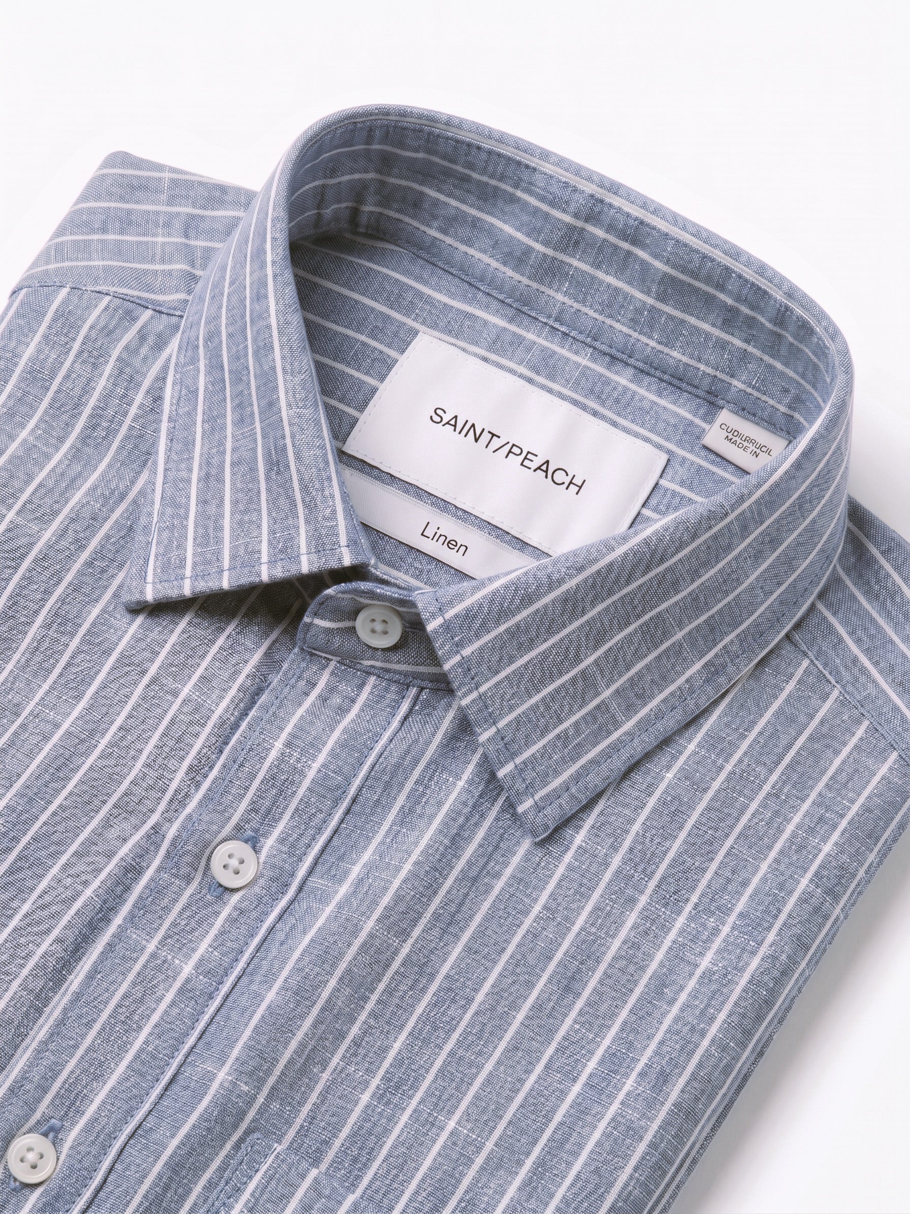Blue Striped Linen Shirt