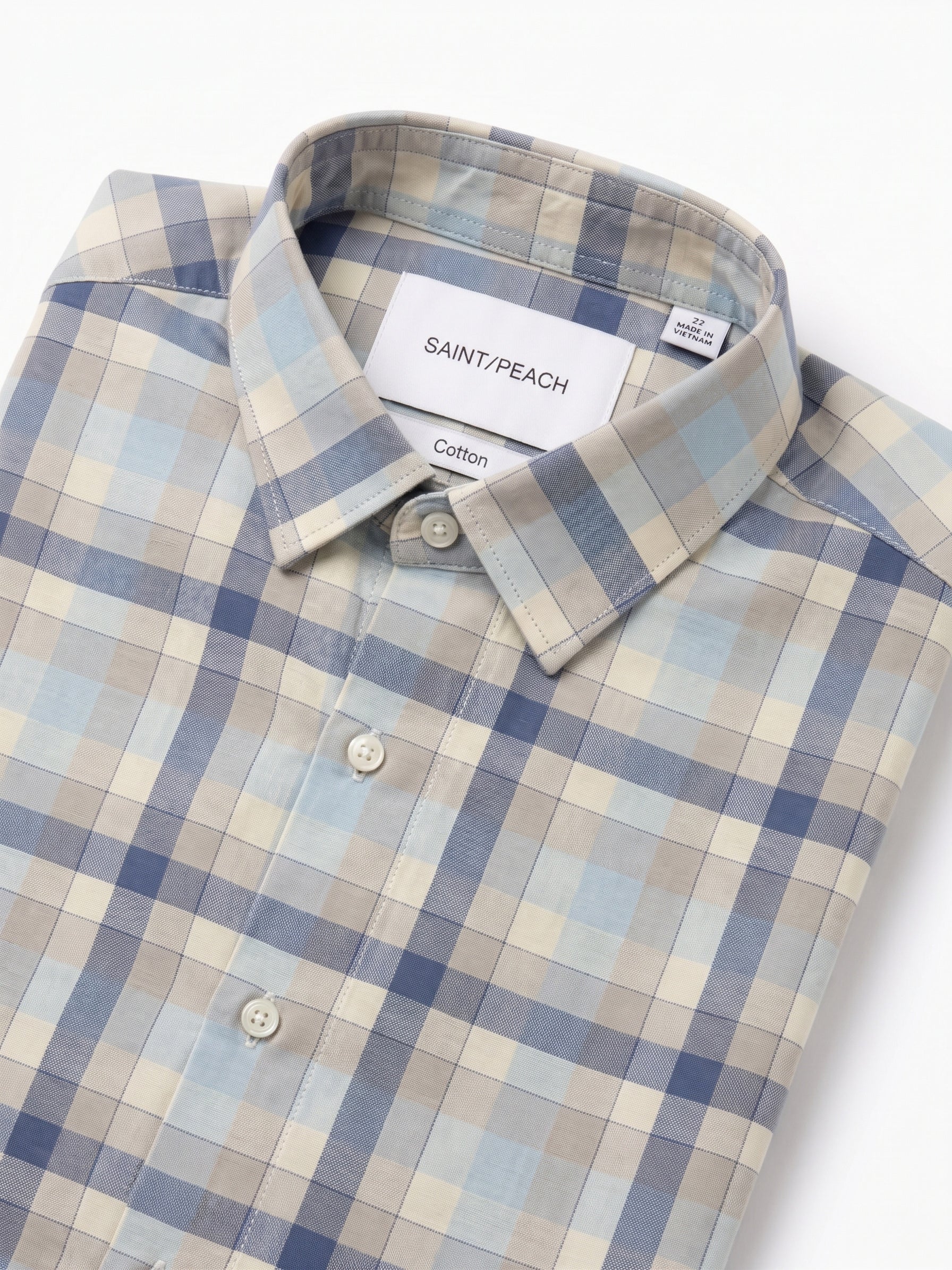 Navy Blue Striped Linen Shirt