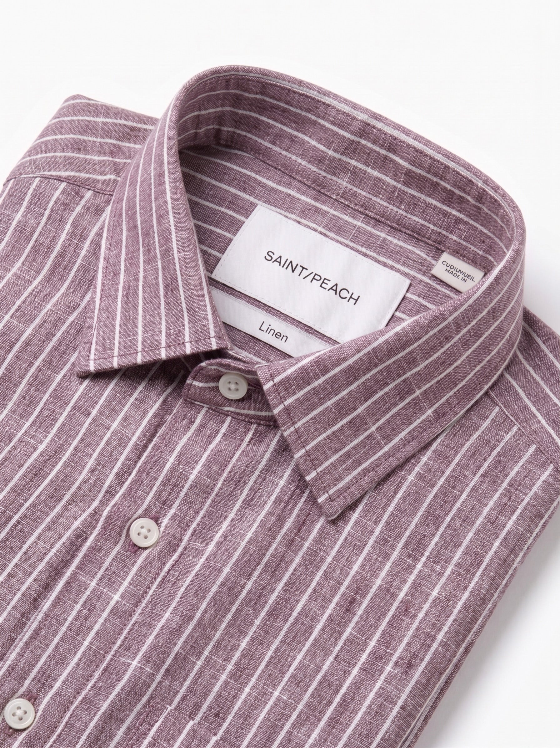 Red Striped Linen Shirt