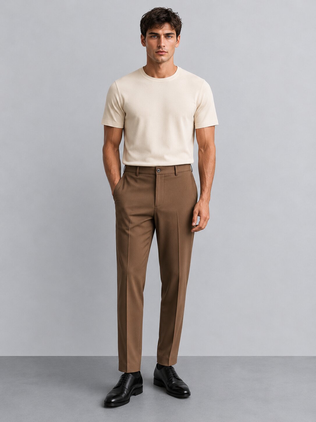 Tan Formal Pants