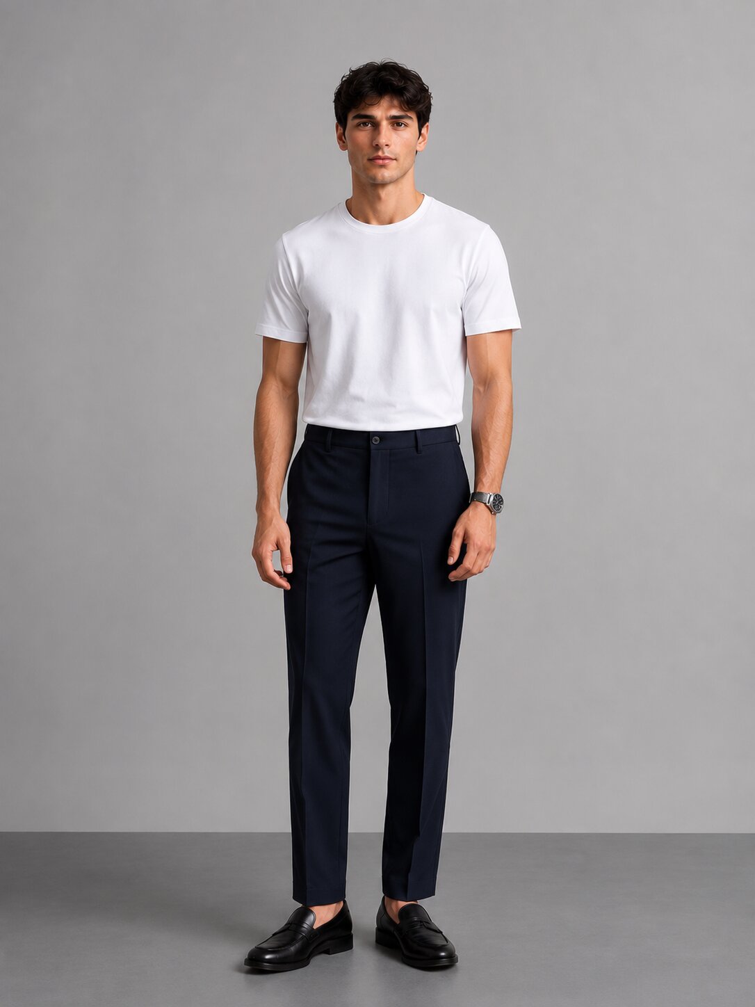 Navy Blue Formal Pants