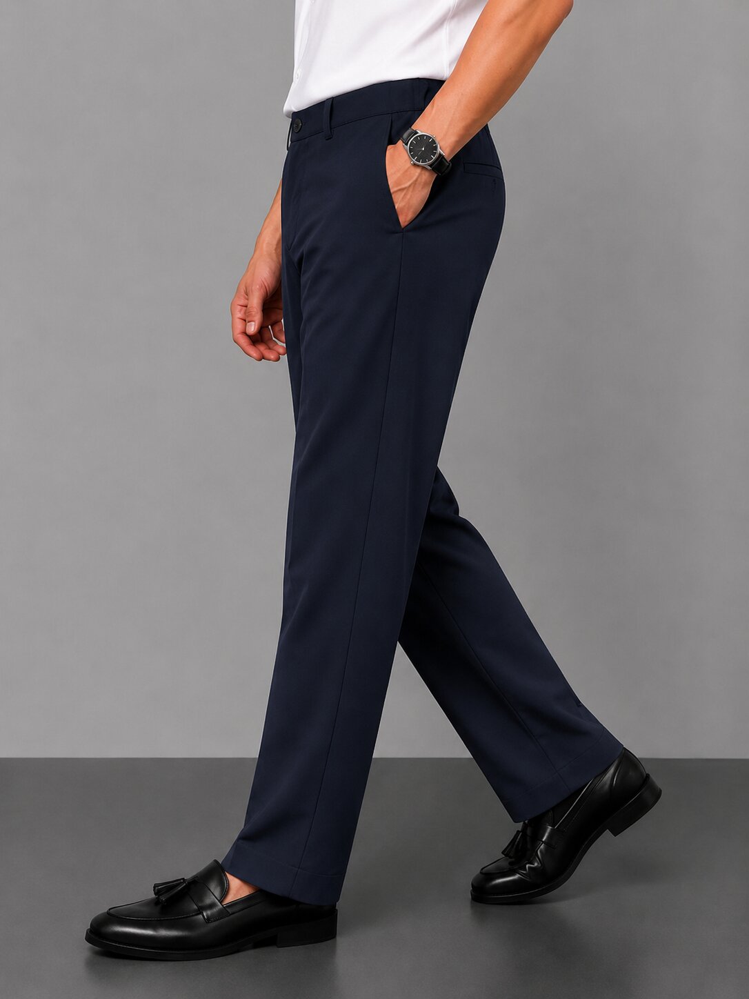 Navy Blue Formal Pants