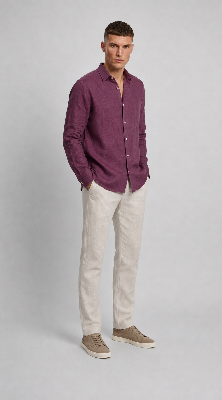 Dark Onion Linen Shirt