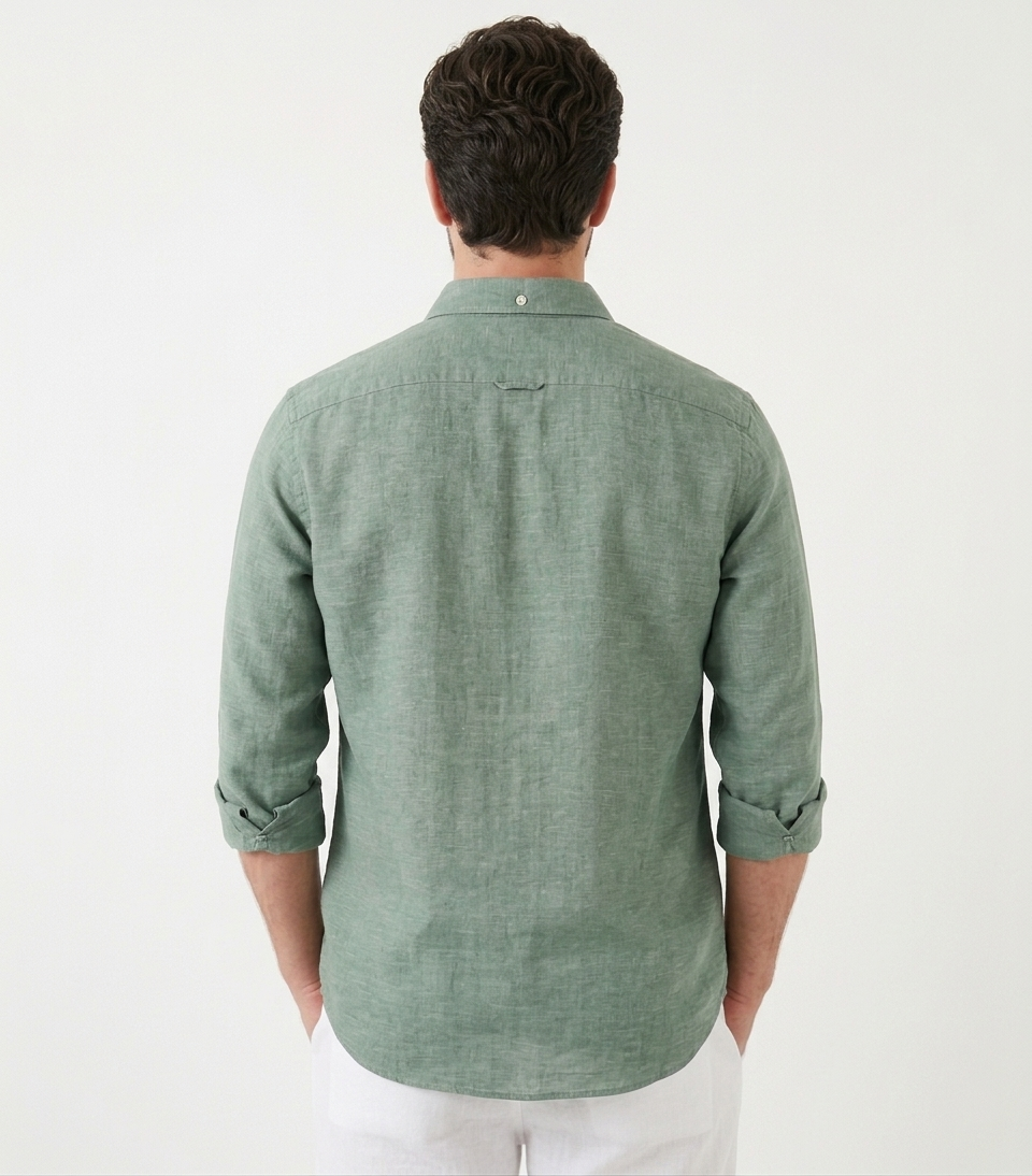 Sage Linen Shirt